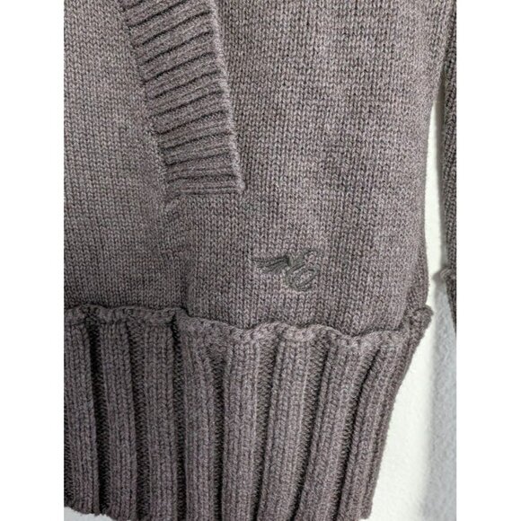 Vintage Y2K Esprit Sweater Women's Size Large Preppy Academia Chocolate Brown - Picture 8 of 12